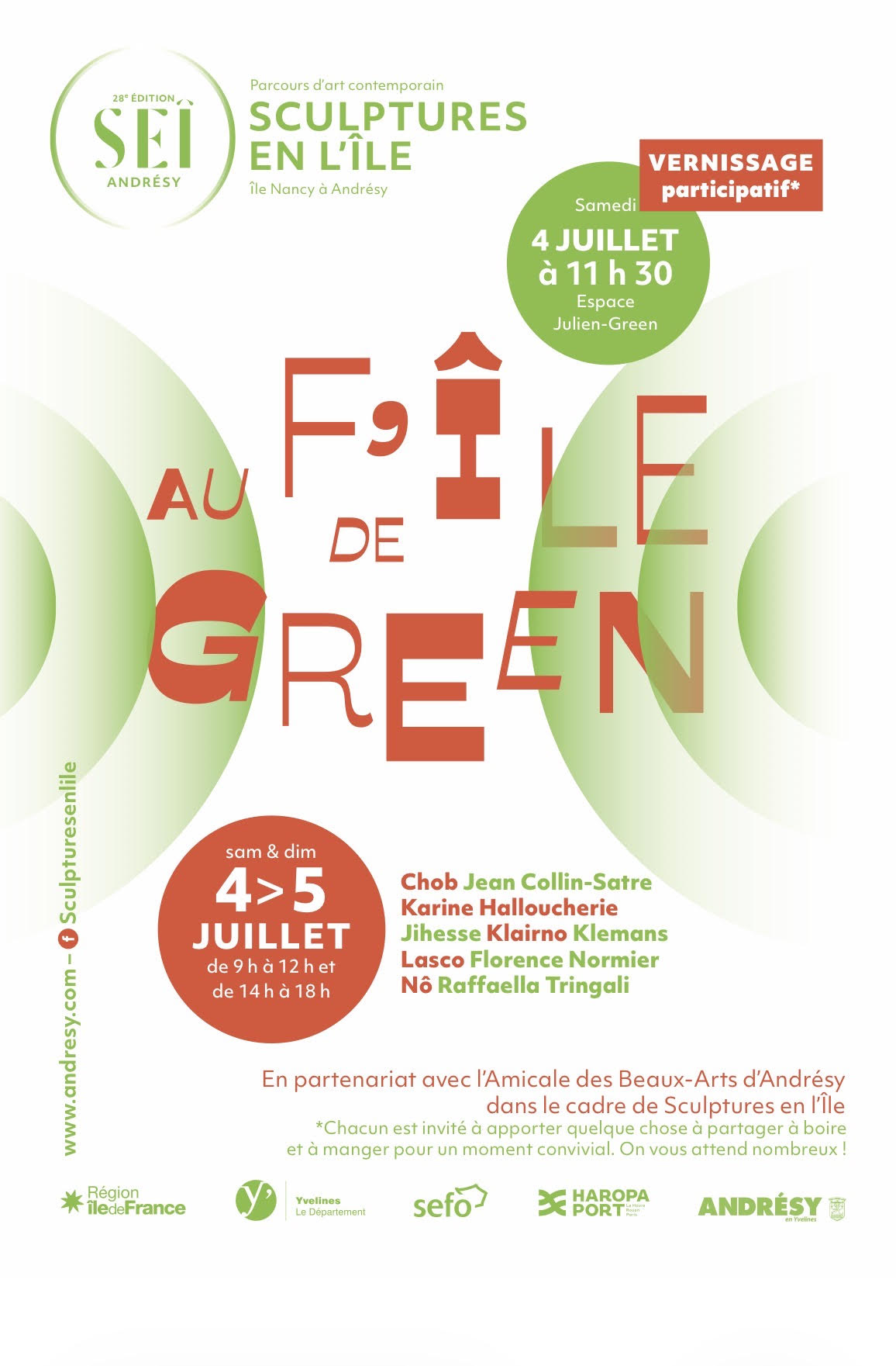 Affiche Au fil de Green SEI 2026 1