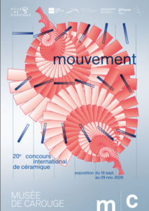 Affiche concour international céramique de Carouge